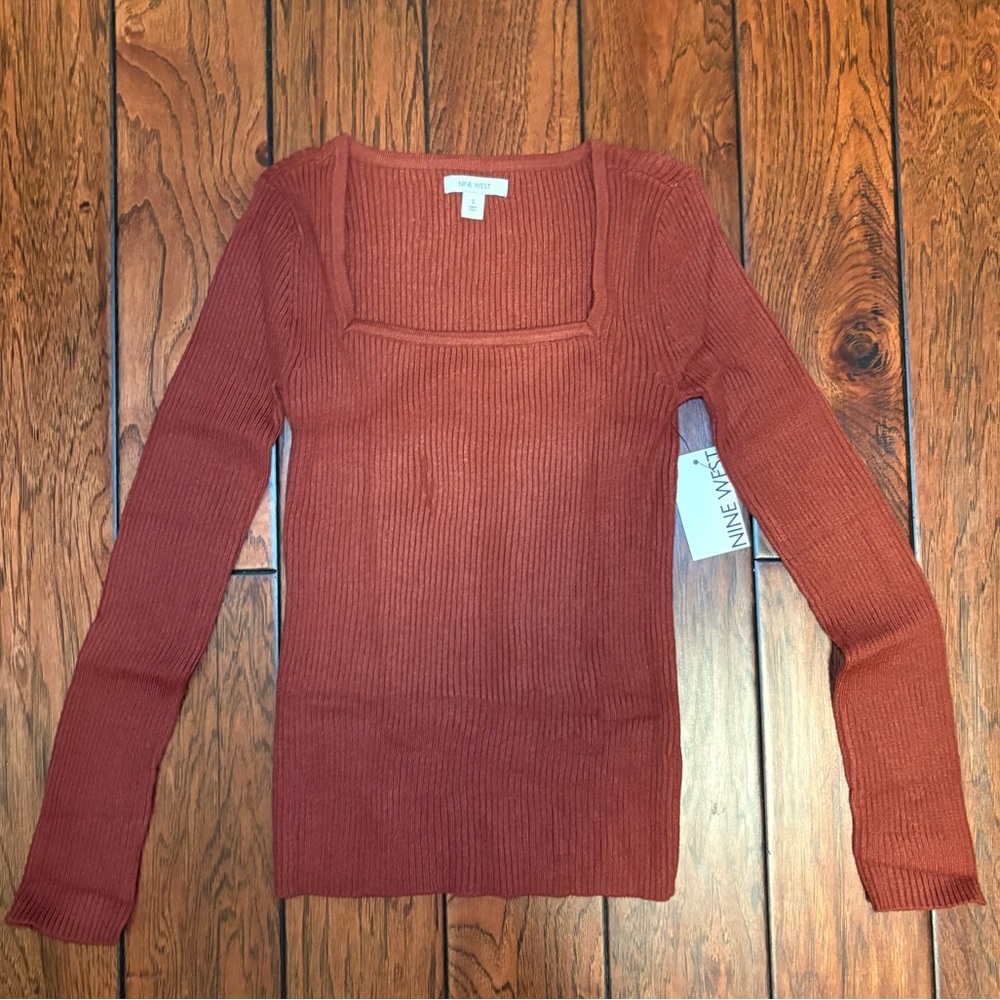 NWT Nine West Long Sleeve Sweater Top